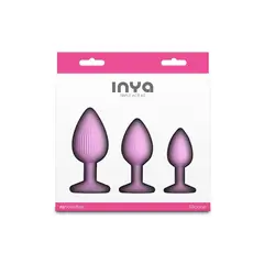 Комплект анални разширители Inya Triple Ace Kit, 3 броя, Розов