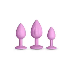Комплект анални разширители Inya Triple Ace Kit, 3 броя, Розов