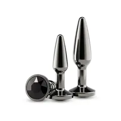 Комплект анални разширители Rear Assets Tapered Trainer Kit, 2 части, 7,8 - 9,9 см, Черен
