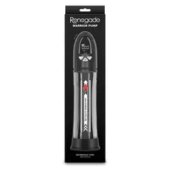 Хидропомпа за пенис Renegade Warrior Pump, LCD дисплей, Презареждаема, Черна
