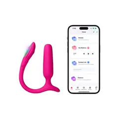 Смарт анален вибратор Lovense Lush Anal, Розов