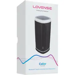 Смарт мастурбатор със затопляне Lovense Calor, Черен
