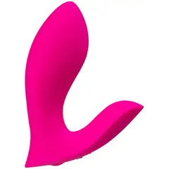 Смарт вибратор за тройна стимулация Lovense Flexer, Розов
