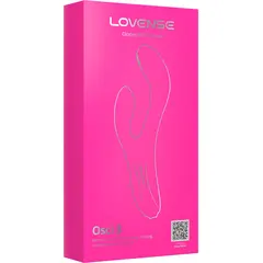Смарт вибратор за двойна стимулация Lovense Osci 3, Розов