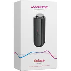 Смарт мастурбатор с тласкащо движение Lovense Solace, Черен