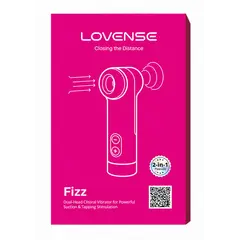 Смарт клиторен стимулатор 2-в-1 Lovense Fizz, Розов