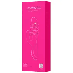 Смарт вибратор за двойна стимулация Lovense Velvo, Розов