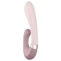 Смарт вибратор със затопляща функция и App контрол Satisfyer Heat Wave, Бежов