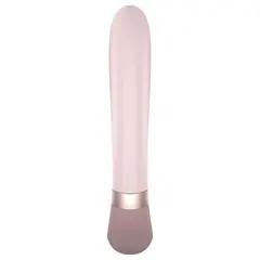 Смарт вибратор със затопляща функция и App контрол Satisfyer Heat Wave, Бежов