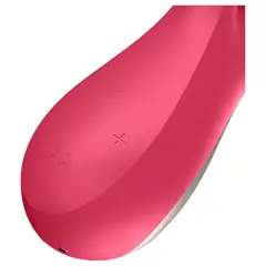 Смарт вибратор за двойна стимулация с App контрол Satisfyer Mono Flex, Червен