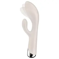 Въртящ се вибратор Заек Satisfyer Spinning Rabbit 1, Бежов