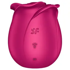 Клиторен стимулатор с въздушни вълни и Liquid Air Satisfyer Pro 2 Classic Blossom, Червен