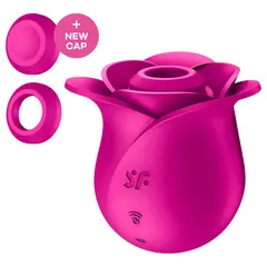 Клиторен стимулатор с въздушни вълни и Liquid Air Satisfyer Pro 2 Modern Blossom, Розов