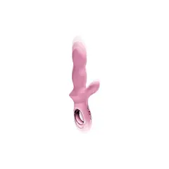 Вибратор за двойна стимулация с тласкащо движение Fun Factory BI STRONIC CRAVE, Розов