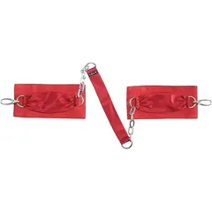 Копринени белезници с верижка LELO Sutra Chainlink Cuffs, Червен