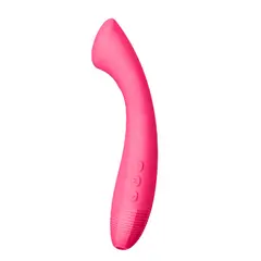 Вибратор за G-точка Moka G-Vibe, 12 функции, 19.7 см, Вишна