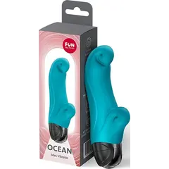 Вибратор за двойна стимулация Fun Factory Ocean, Аквамарин