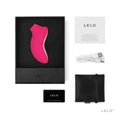 Клиторен стимулатор със звукови вълни LELO Sona 2, Вишна