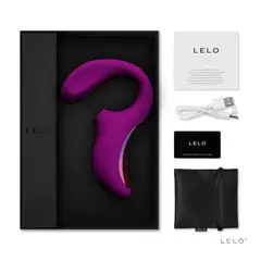Вибратор за двойна стимулация LELO Enigma със звукови вълни, 8 функции