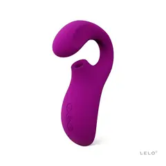 Вибратор за двойна стимулация LELO Enigma със звукови вълни, 8 функции