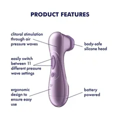 Клиторен стимулатор с въздушни вълни Satisfyer Pro 2 Generation 2