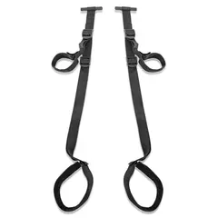 Секс люлка за врата с колани за ръце и крака Fantasy Door Swing Fetish Fantasy Series – черен