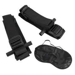 Секс люлка за врата с колани за ръце и крака Fantasy Door Swing Fetish Fantasy Series – черен