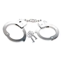 BDSM метални белезници за начинаещи Beginner's Metal Cuffs Fetish Fantasy Series – сребристи