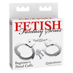 BDSM метални белезници за начинаещи Beginner's Metal Cuffs Fetish Fantasy Series – сребристи