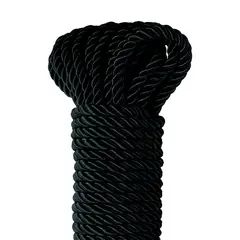 BDSM копринено въже за бондаж 10 м Deluxe Silk Rope Fetish Fantasy Series – черно
