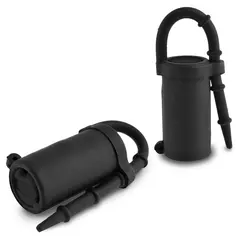 BDSM вибриращи щипки за зърна Nipple Teazers Fetish Fantasy Series, силикон, черен