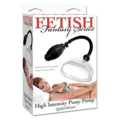 Вагинална вакуум помпа за клитор и лабии High Intensity Pussy Pump Fetish Fantasy Series – прозрачен/черен