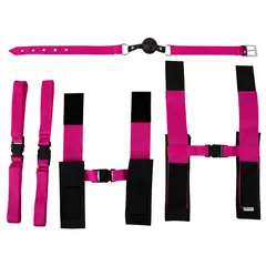 BDSM комплект за начинаещи 10 части Passion Bondage Kit Fetish Fantasy Series – черен