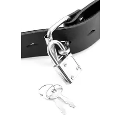 BDSM наустник с дилдо 17,5 см и катинар Deluxe Ball Gag with Dildo Fetish Fantasy Series – черен