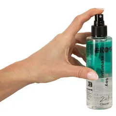 Почистващ спрей 2в1 за интимна зона и играчки, Eros, без алкохол, 150 мл