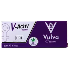 Стимулиращ крем за клитора и вулвата със CBD, V-Activ Vulva Cream, 50 мл