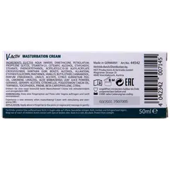 Унисекс крем за мастурбация със CBD, V-Activ Unisex, 50 мл – за клитора и пениса