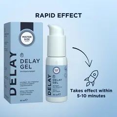Гел за задържане за мъже, Mister Size Delay Gel, 50 мл