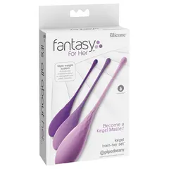 Кегел топчета комплект 3 броя Kegel Train-Her Fantasy For Her, силикон, лилав