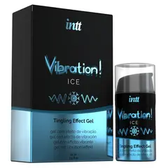 Вибриращ гел с охлаждащ ефект, intt Vibration! Ice, 15 мл