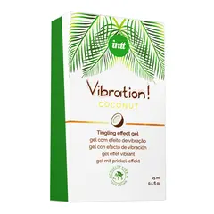 Вибриращ гел с вкус на кокос, intt Vibration! Coconut, 15 мл