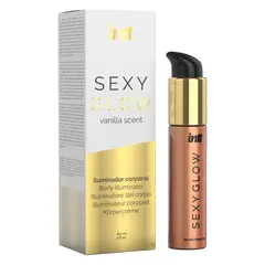 Крем за тяло със сияен ефект и лек тен, intt Sexy Glow, 60 мл