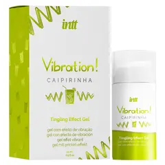 Вибриращ гел с вкус на Кайпириня, intt Vibration!, 15 мл