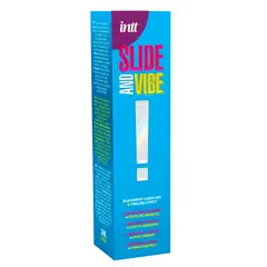 Вибриращ ядлив лубрикант, intt Slide and Vibe! Blackberry, 35 мл