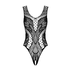 Еротично мрежесто теди с отворено дъно, Obsessive B138, S-L