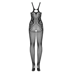 Еластичен мрежест костюм с отворено дъно, Obsessive G335, S-L