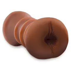 Мастурбатор вагина и анус Flip A Sista Over Pipedream – стискащ handjob, 14,8 см, тъмен тен