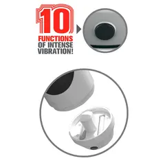 Вибриращ мастурбатор вагина Mega Grip Stroker Pussy Pipedream – стискане и вибрации, 23,7 см, светъл тен