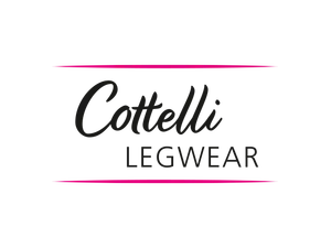 Чорапогащник с имитация на жартиери и отворено дъно, Cottelli LEGWEAR