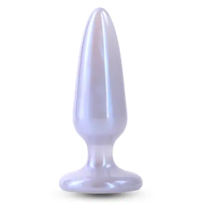 Анален разширител Fantasia Pleasure Plug, Размер S, Лилав/Азурен, 10.3 см.